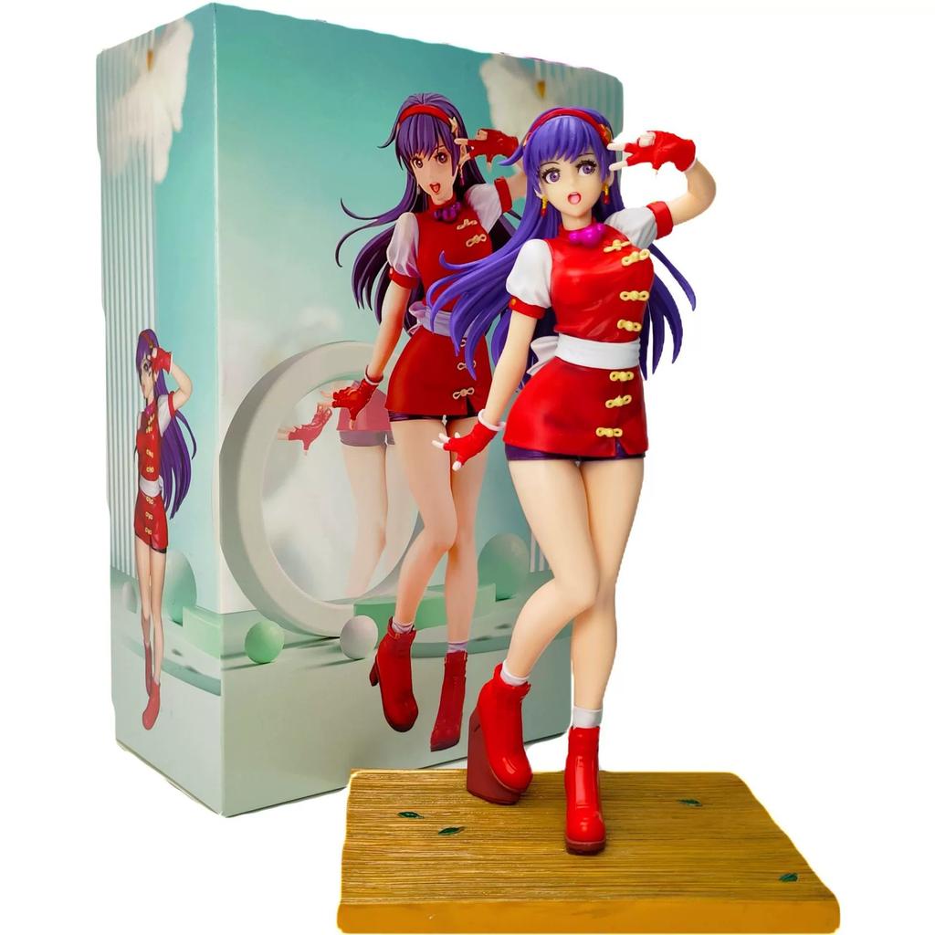 Action Figures The King Fighters Gk Statue Kyo Kusanagi Iori Yagami Arcade Asamiya Game Model Toy Xmas SNK PVC of 98 peripheral Poseable Articulated