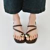 Summer Clip Toe Women Slippers Fashion Elegant Narrow Band Slides Shoes Ladies Casual Outdoor Flats Beach Flip Flops Sandalias