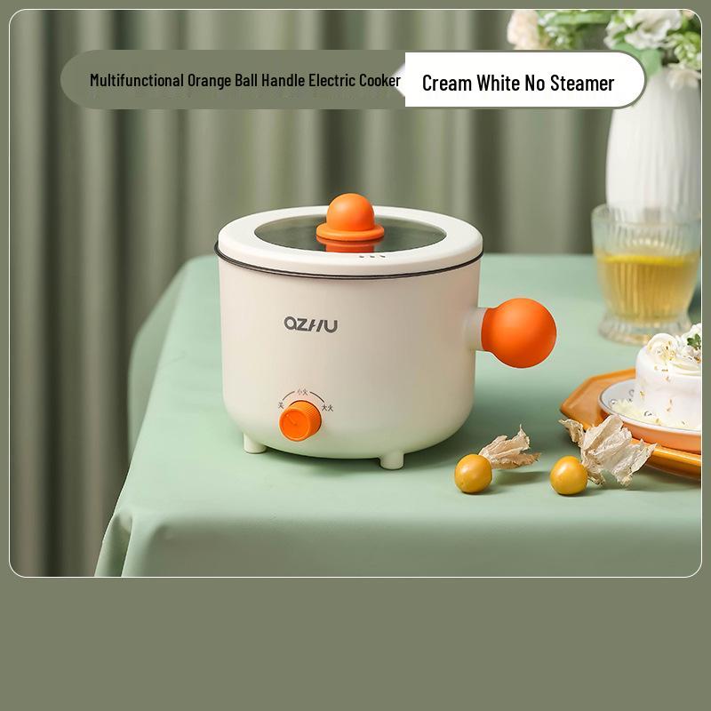 Compact Multi-Functional Electric Cooker - Single Serving, Non-Stick, Ideal for Dorms & Student Use