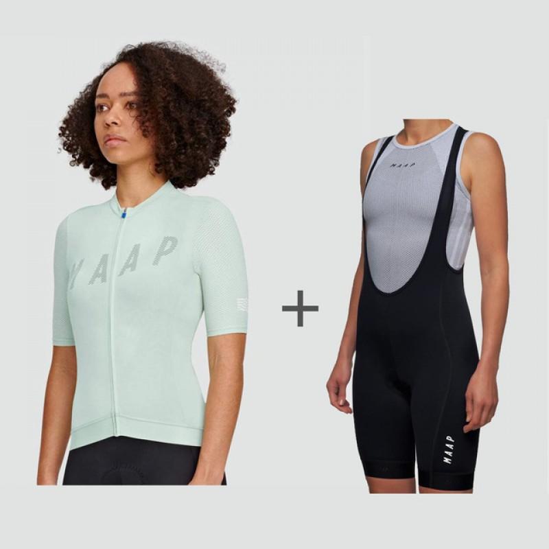 MAAP Short-sleeve Suit Bicycle Mountain Biking Moisture Absorbent Breathable Outdoor Sports Women's Style