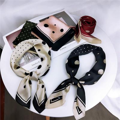 Fashion Decoration Scarf Hairband Tie Hair 70 Small Square Scarf Silk Scarf Women'S Spring And Autumn Versatile Small Scarf Professional Scarf