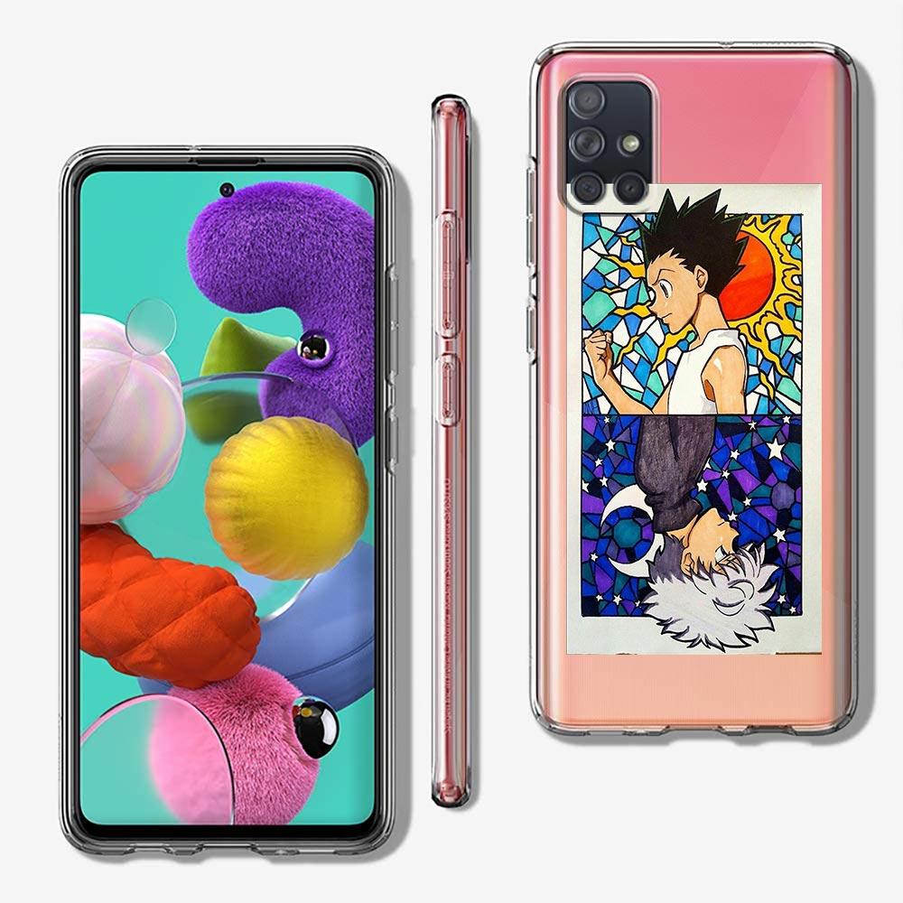 HUNTER X HUNTER Hisoka Killua Pouzdro na telefon pro Samsung Galaxy A51 A71 A21S A12 A11 A31 A41 A52S A32 A01 A03S A13 A22 5G Průhledný kryt