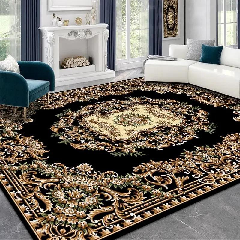 

Home Decoration Persian Carpet Luxury Large Area Rug for Sofa Side Retro Living Room Carpets Bedroom Bedside Floor Mat Anti Slip 200x300cm 78.7x118in