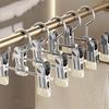 30pcs Double Clip Clothes Drying Hanger 360° Rotatable Storage Clips Pants Hanger  Laundry Hanger