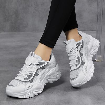 Damenmode Vulkanisierte Schuhe Sneakers Frau Designer Plattform Chunky Sneakers Schuhe
