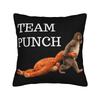 I Love Punch Cute Baby Monkey Punch Pillow Cover  Soft Cushion Cover Funny Pillow Case For Sofa Car Home Decor