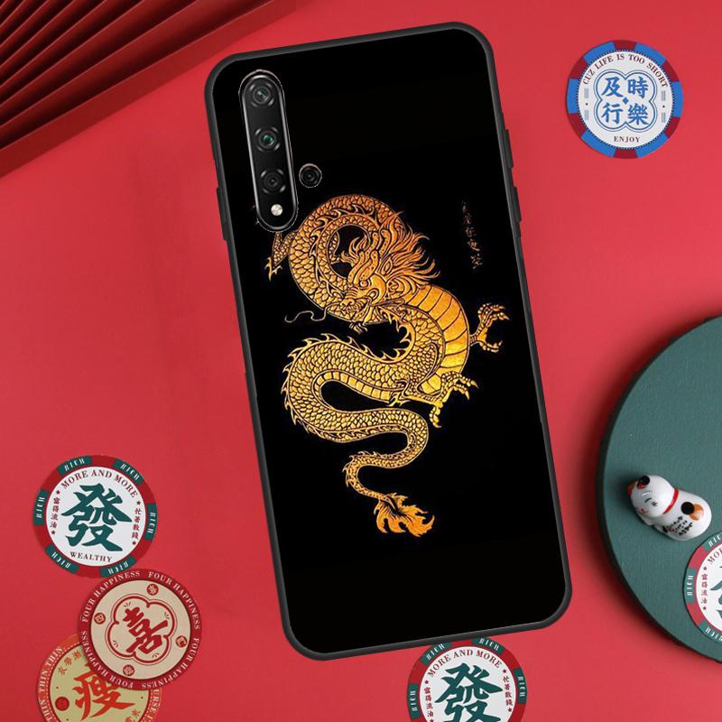 Fashion Chinese Dragon For Huawei Nova 12s 12i 7i 8i 11i Y73 Y70 Y90 Y60 Y72 Y61 Y91 9 10 SE P30 Pro P40 Lite Case