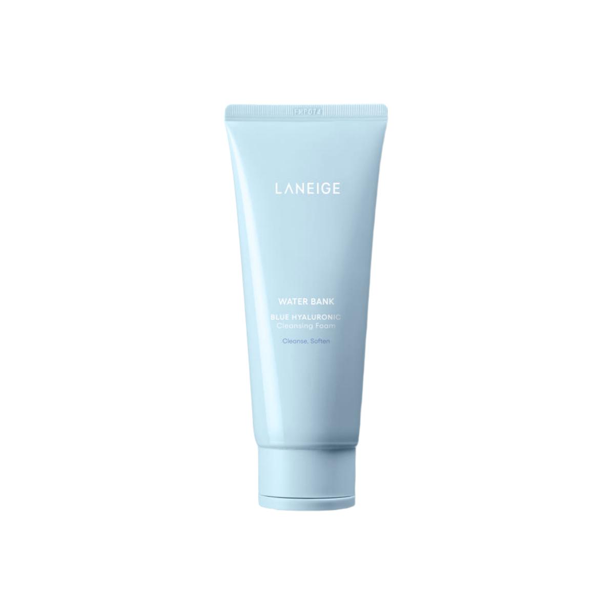 LANEIGE Water Bank Очищающая пенка с голубой гиалуроновой кислотой Глубокое очищение для лица 150 г