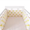Cotton Baby Anti-Collision Crib Bumper Pad - Removable & Washable, Anti-Pinch Design for Newborns