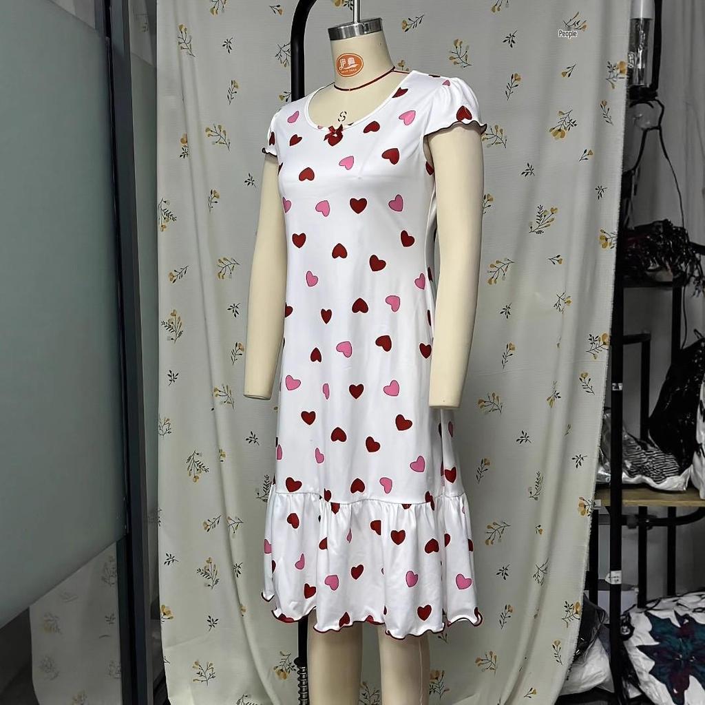 Summer Sexy Women's Casual Pajama Dress Nightgown Short Skirt