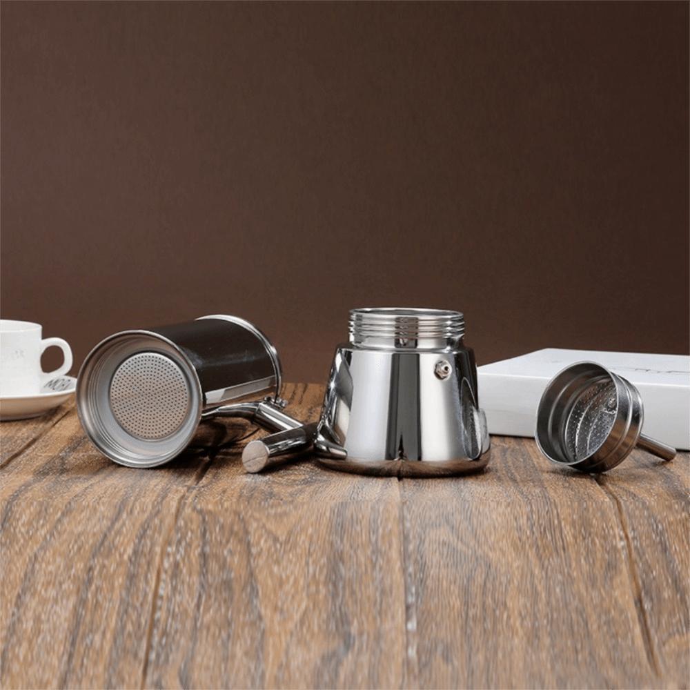 200/300/600 ML Mokkakanne Antioxidations-Espresso-Perkolator Langlebige Espresso-Kaffeemaschine Topf Herdplatte