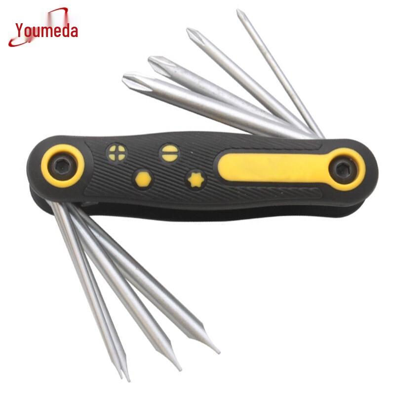 Youmaida YMD143 8-in-1 Portable Folding Multi-tool Screwdriver Set Standard
