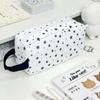 INS Style Cat Shape Pencil Case with Photo Window Portable Pencil Pouch Large Capacity Stationery Bag Students