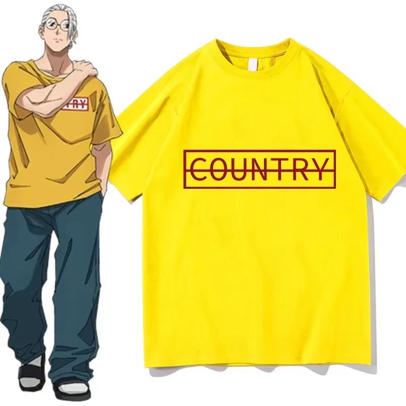 

2026 New Anime Sakamoto Days Cos Costume Letter T Shirts Sakamoto Tarou T-shirt Vintage Short Sleeve Retro Tops Tees Streetwear S разноцветный