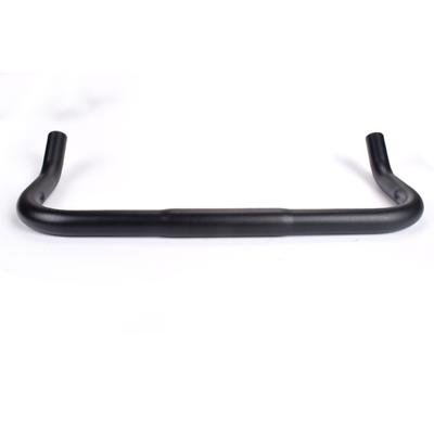 Bike Handlebar Rest Bend Bar Aluminum Alloy 22.2 *25.4*420mm Single Speed Bike Track Fixed Gear Road Bicycle Bullhorn Handlebar