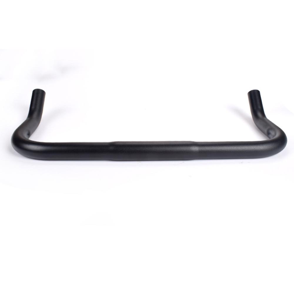 Bike Handlebar Rest Bend Bar Aluminum Alloy 22.2 *25.4*420mm Single Speed Bike Track Fixed Gear Road Bicycle bullhorn Handlebar