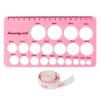Safe Breast Flange Measuring Soft Nipple Measuring Card Accessories Breast Pump Measure  Mother