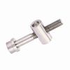 Boulon de Fixation de Tige de Selle de Vélo en Alliage de Titane M5x30/35/40mm Vis à Tête Ronde (Titane M5x35)