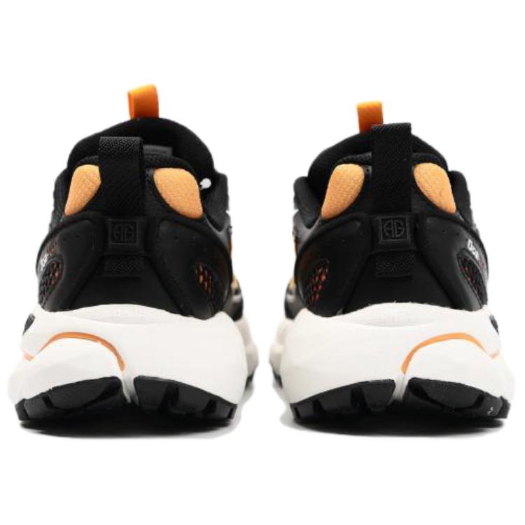 Anta Champion G02-V4 Comfortable Versatile Non-Slip Wear-Resistant Low-Top Casual Shoes Men sneaker Black Yellow 112518813AS-3