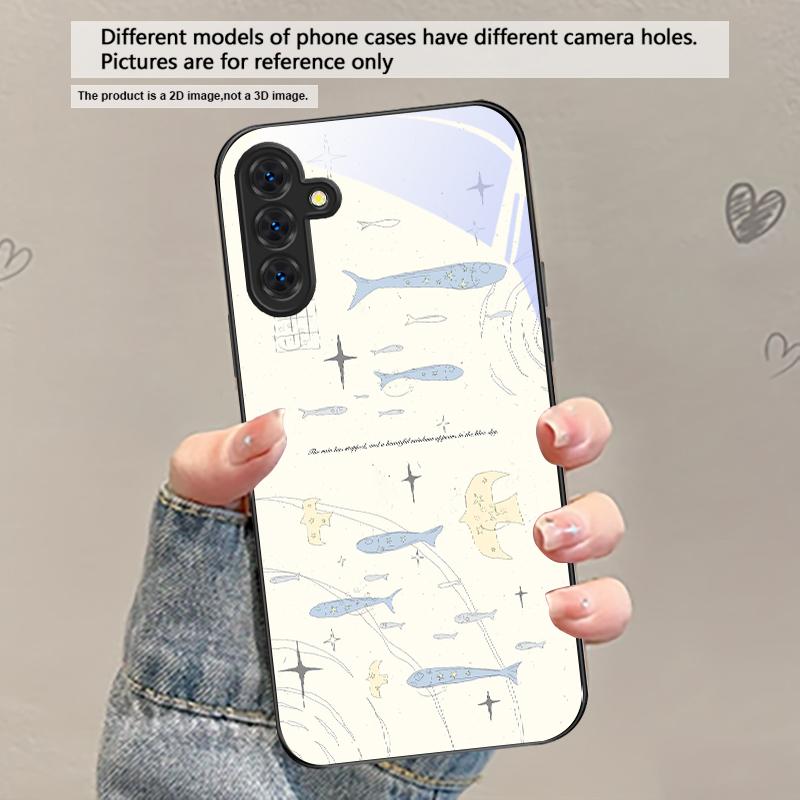 

Fresh and healing breeze For Samsung Galaxy A30 A31 A32 A33 A34 A35 A42 A30s A20 A25 A26 A51 A56 A54 A72 A73 70 Glass Phone Case Galaxy A8s