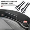 Car Seat Gap Storage Box Seam Filler Strip Leak Plug Accessories For Jaguar XF XJ XFR XKR X-Type F-Pace I-Pace S-Type F-Type