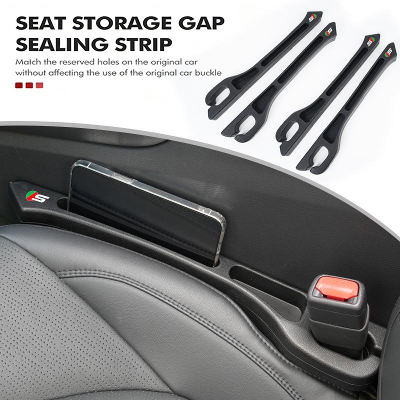 Car Seat Gap Storage Box Seam Filler Strip Leak Plug Accessories For Jaguar XF XJ XFR XKR X-Type F-Pace I-Pace S-Type F-Type