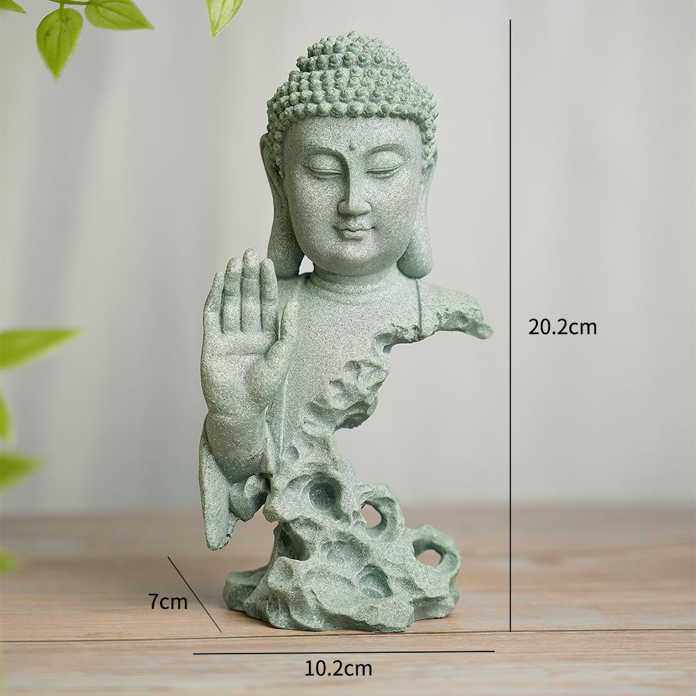 

Статуя Будды для дома, медитации, дзен-сада, декоративные фигурки, бонсай, микро-ландшафт, фэн-шуй, декор для аквариума