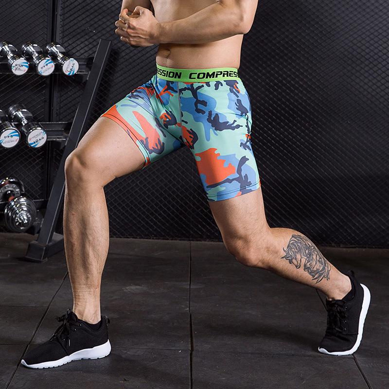 Struggle Clothing Modern Camouflage Quick-Dry Compression Shorts for Training and Running