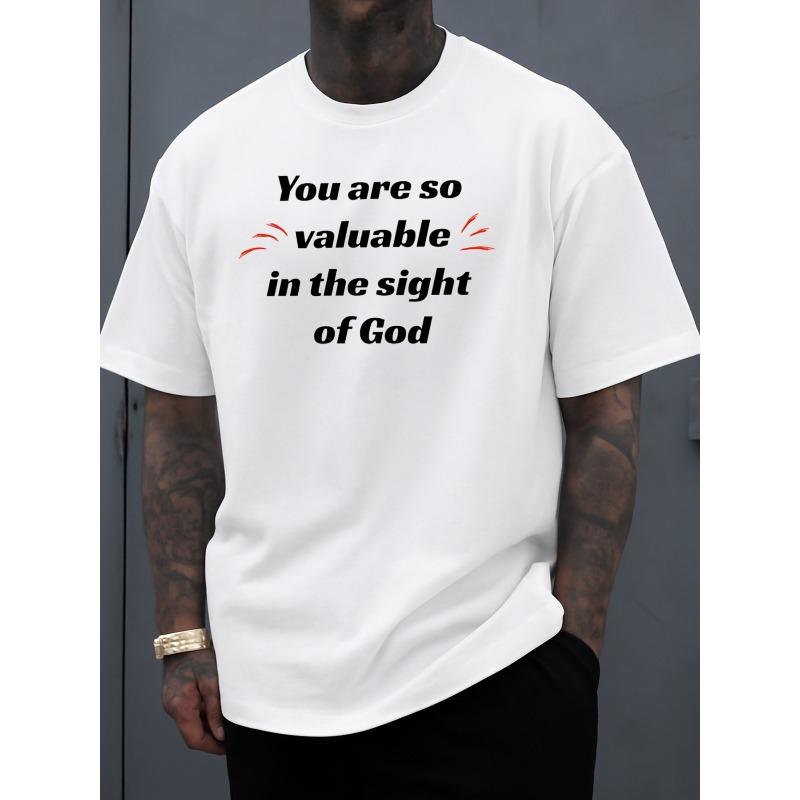 

European Size A White Short-Sleeve T-Shirt from Comfort Colors, Valued in The Eyes of God, Ideal for Summer Outdoor Activities And Casual Wear. S белый