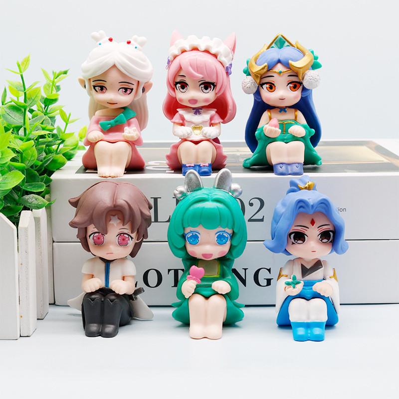 Honor Of Kings Diao Chan Sitting Posture Game Character Model For Desk Decoration And Gift Ideas