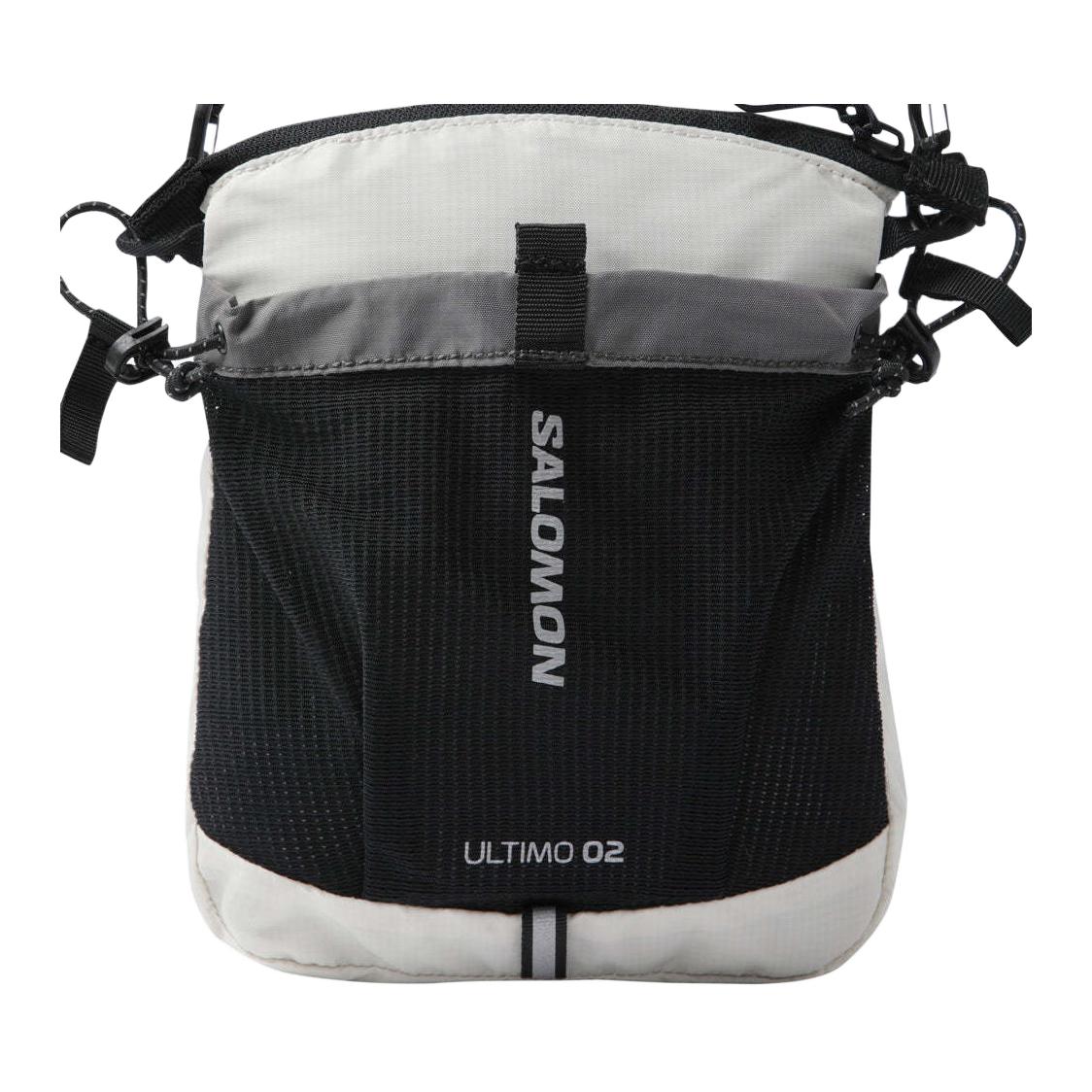 SALOMON Nylon Crossbody Bags Mini Men s White & Black LD0072200