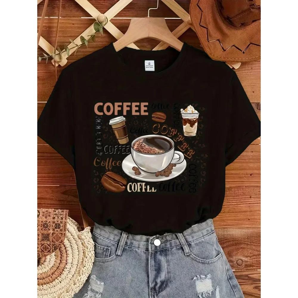 Funny  Happy Set  Beer and Edamame Graphic T-Shirt Japanese Izakaya Themed Casual Short Sleeve Tee Comfortable Casual Loose Fit