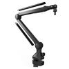 Rotatable Microphone Holder Adjustable Height Boom Arm Mic Desk Table Stand Foldable Scissor Mount Rack