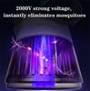 Wentylator z Lampą Zwalczającą Komary 2 w 1 USB Akumulatorowy Lampa Elektryczna Zwalczająca Komary Niskoszumowa Lampa Zwalczająca Komary Falą Świetlną Lampa Zwalczająca Komary dla Matki i Dziecka