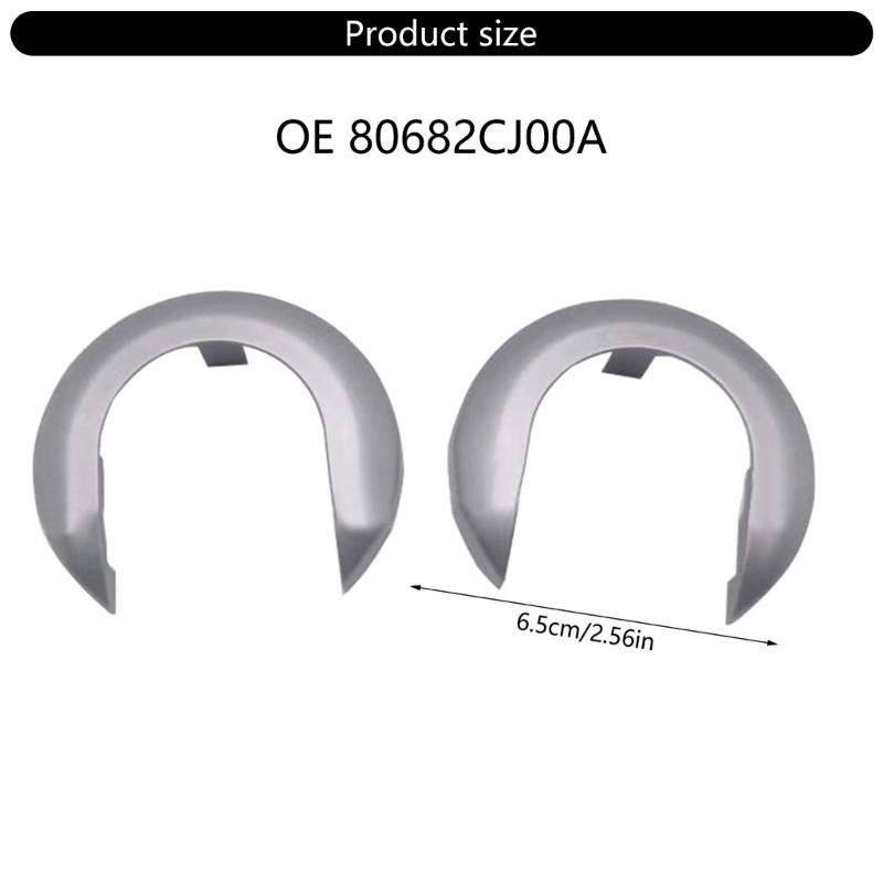 Sada 2 vnitřních klamek dveří auta ABS kliky dveří vnitřní 80682CJ00A Hladké povrchy s protiskluzovým designem pro Tiida