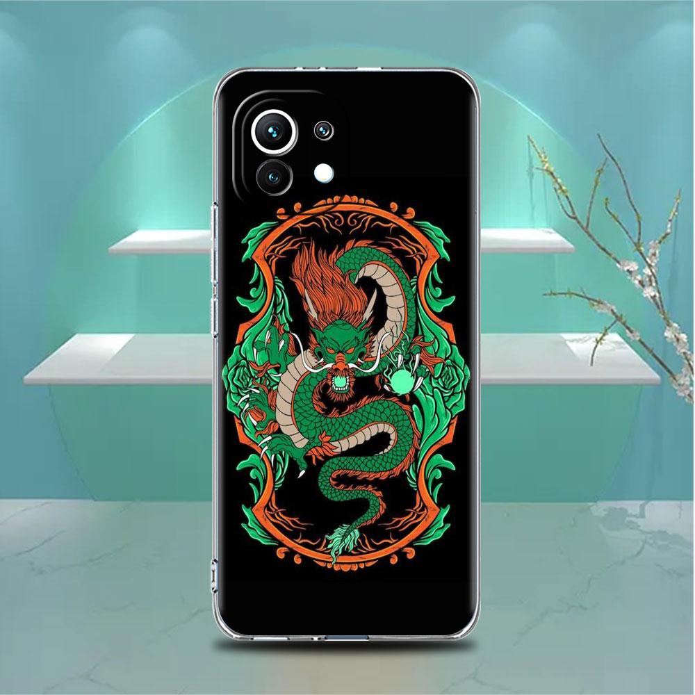 

Прозрачный чехол Dragon Animal для Xiaomi Mi Poco X3 NFC M3 Pro F3 F1 11 Lite 12 Note 10 11T 9T Прозрачный чехол для телефона Redmi Note 9S
