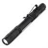 Medical Mini Aluminum Pen Light with Clip - High Brightness White LED Portable Flashlight
