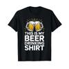 This Is My Beer Drinking T Shirt Funny Vintage Breathable Graphic Soft Stretched Comfortable Stylish Unisex