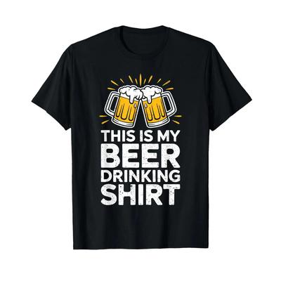 This Is My Beer Drinking T Shirt Funny Vintage Breathable Graphic Soft Stretched Comfortable Stylish Unisex