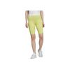 Adidas Originals Cycling Shorts Slim Fit Solid Color Mid Rise Straight Leg Sports Shorts Women Shorts Yellow FR0554