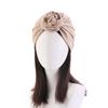 Afrikanisches Stretch-Knoten-Gele-Haarwickel-Turban-Stirnband für Frauen zum Ausgehen Dehnbarer Turban für Damen