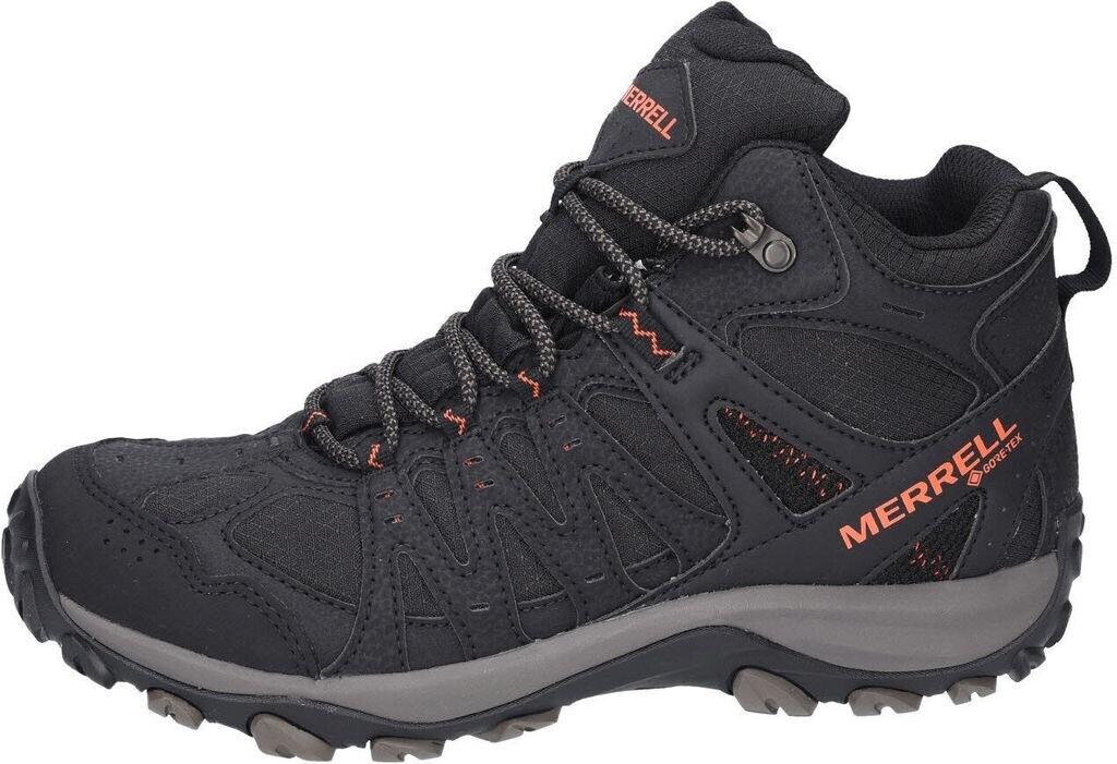 Men's Trekking Shoes Merrell Accentor 3 Gore-Tex Mid Boots Black Tangerine