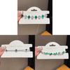 Geometric Zircon Oval Pendant Bracelet For Women With Luxury Style And Gift Occasion
