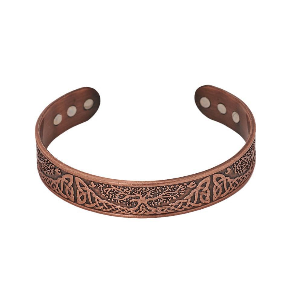 Rotkupfer Lebensbaum Magnetisches Energiearmband - Unisex Schmuck