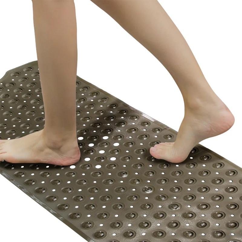 PVC Bathroom Anti-slip Mat with Suction Cup Toilet Anti-slip Mat Bath Anti-fall Bathtub Mat