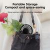 Easy to Carry Small Fan USB Fan Mini Silent Office Desk Fan for Summer Outdoors and Travel USB Cooling Fan Mini Play Plug Fans