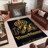 Inter Milan Personalized Text Carpet Design for Hallway Foyer Living Rooms Bedrooms Anti-slip Rug Office home decor