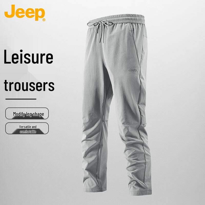 Jeep Unisex Straight-Leg Casual Pants