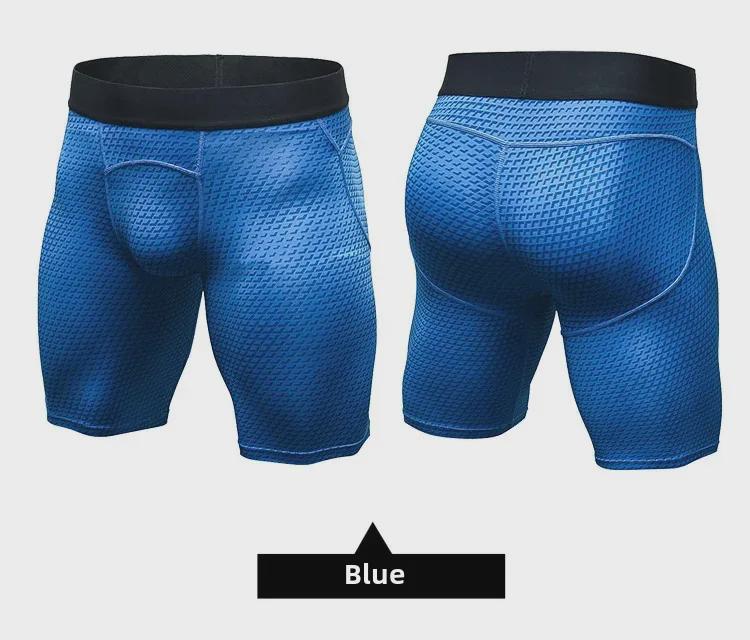 Men's Quick-Dry Printed Sports Compression Shorts & Tights