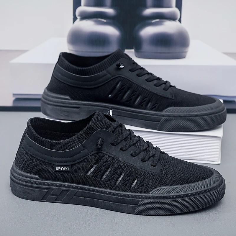 

Fashion Mesh Men Casual Shoes Lightweight Platform Men Running Sneakers Comfortable Walking Shoes Breathable Mens Sport Shoes 39 чёрный